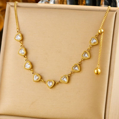 Gleaming Hopes - 18K Gold Plated Necklace