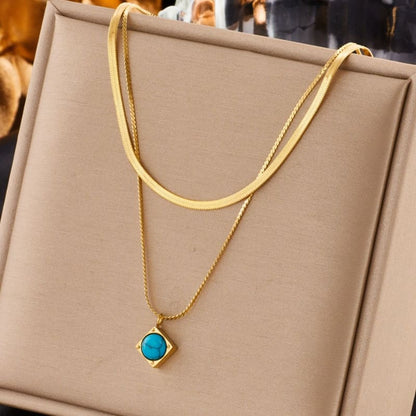 Hidden Oasis - 18K Gold Plated Necklace