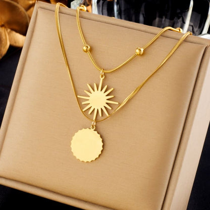 Dreamy Retreat - 18K Gold Plated Necklace