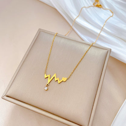 My Heart Beats For You - 18K Gold Plated Necklace