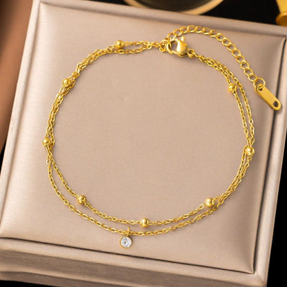 Harmonious Melody - 18K Gold Plated Anklet