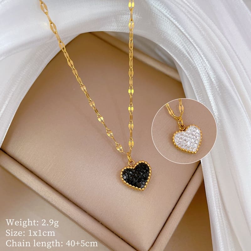 Both Sides of My Heart - 18K Gold Plated Necklace