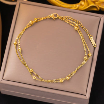 Dreamy Landscape - 18K Gold Plated Anklet