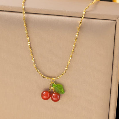 I Cherry You - 18K Gold Plated Necklace