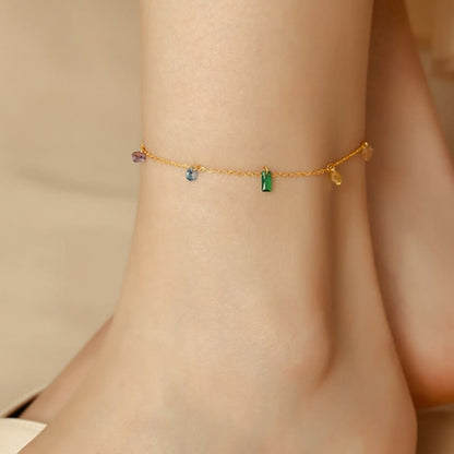 Dancing Flame - 18K Gold Plated Anklet