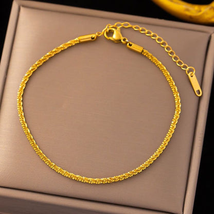 Artistic Expression - 18K Gold Plated Bracelet