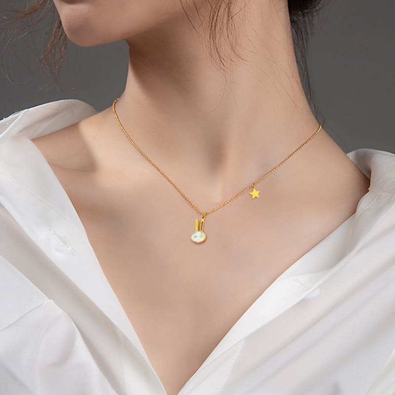 Hop into My Heart - 18K Gold Plated Necklace