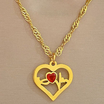 Always in My Heart - 18K Gold Plated Necklace