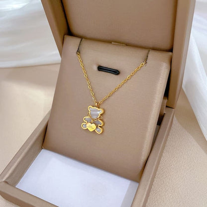 Timid Heart - 18K Gold Plated Necklace