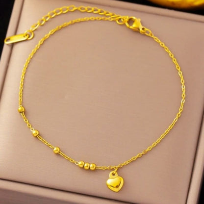 Silent Whisper - 18K Gold Plated Anklet