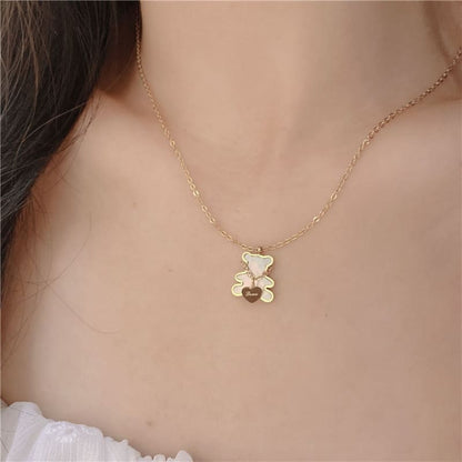 Timid Heart - 18K Gold Plated Necklace