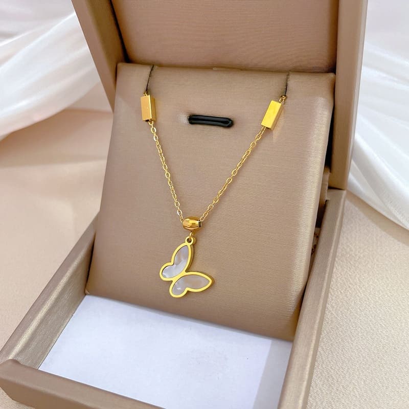 Lush Gardens - 18K Gold Plated Necklace