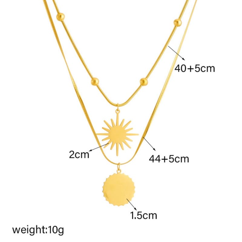 Dreamy Retreat - 18K Gold Plated Necklace