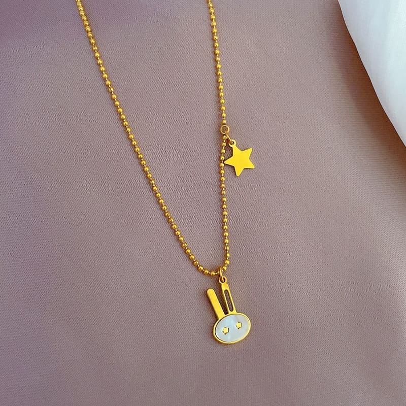 Hop into My Heart - 18K Gold Plated Necklace