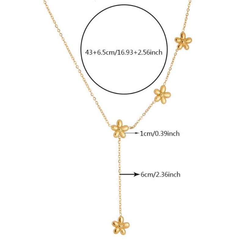 Love Blooms - 18K Gold Plated Necklace