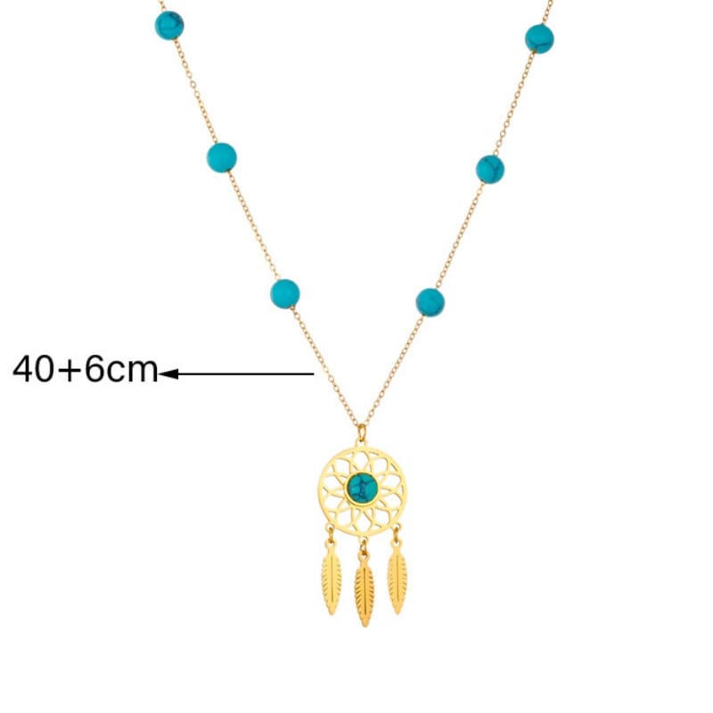 Dream Catcher - 18K Gold Plated Necklace