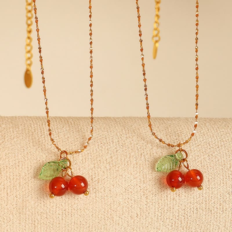 I Cherry You - 18K Gold Plated Necklace