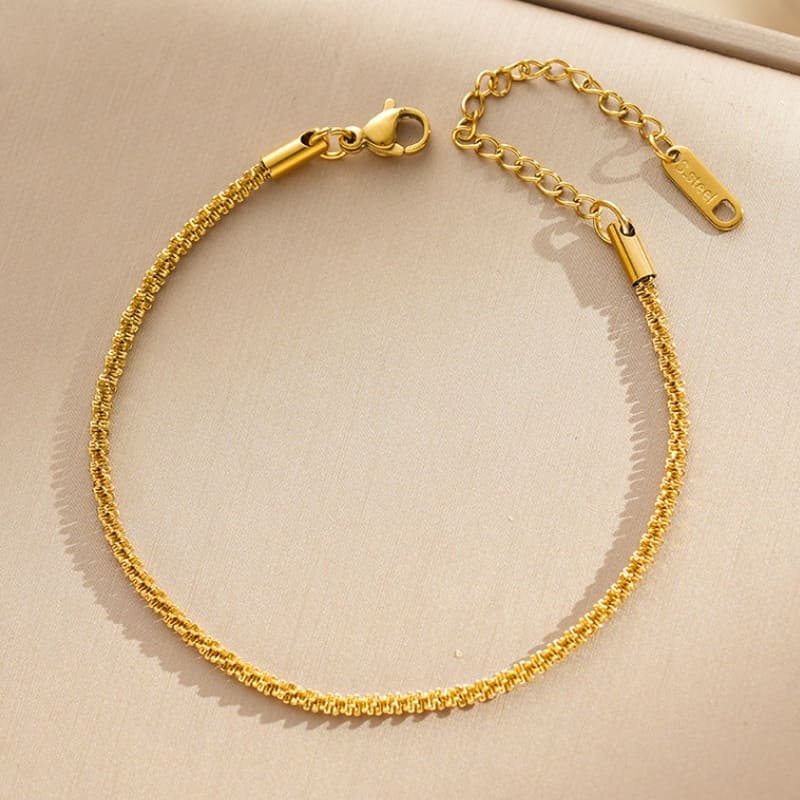 Artistic Expression - 18K Gold Plated Bracelet