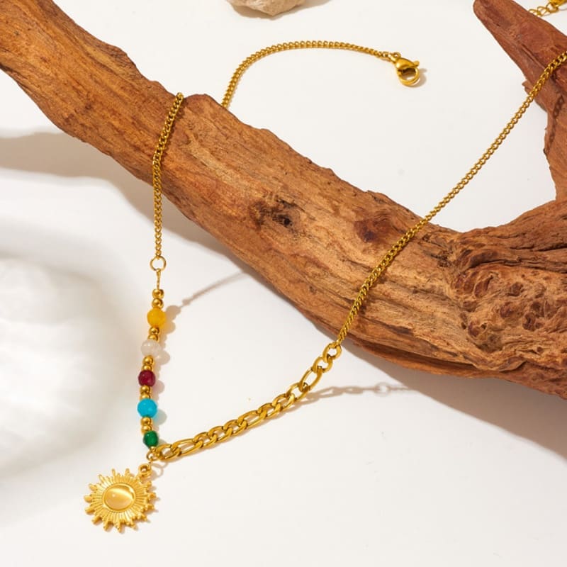 Refreshing Perspective - 18K Gold Plated Necklace