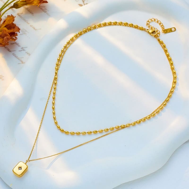 Festive Cheer - 18K Gold Plated Necklace