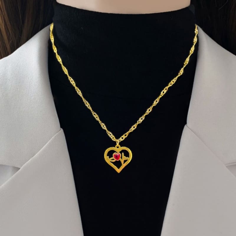 Always in My Heart - 18K Gold Plated Necklace