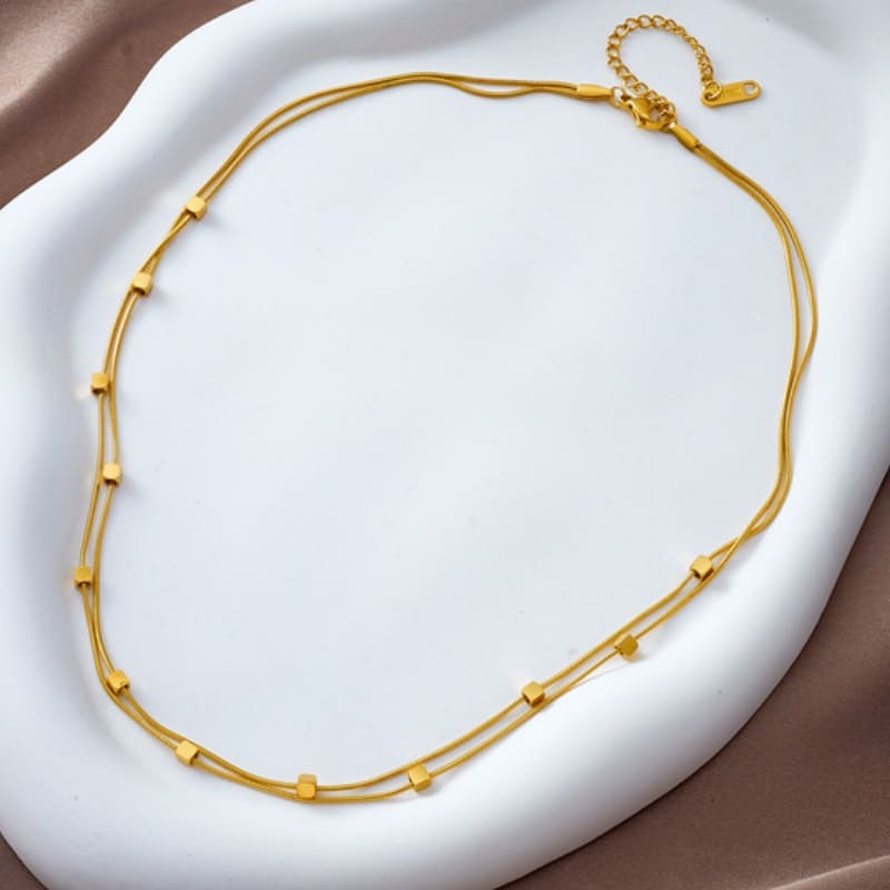 Gentle Echo - 18K Gold Plated Necklace