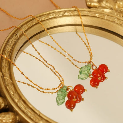 I Cherry You - 18K Gold Plated Necklace