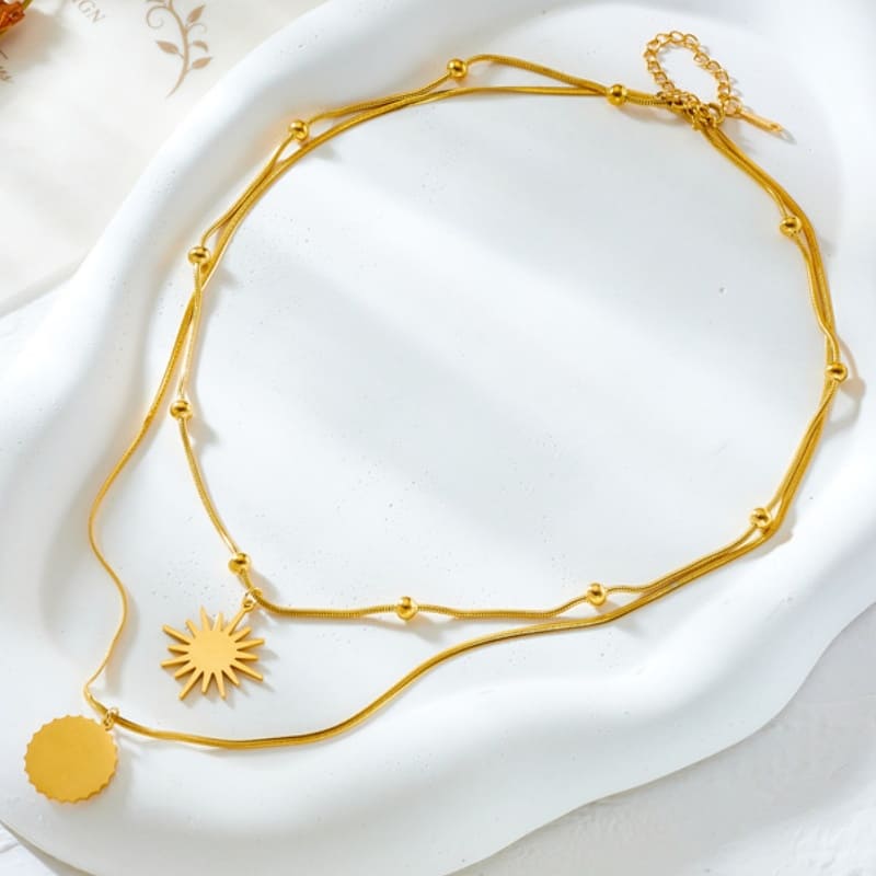 Dreamy Retreat - 18K Gold Plated Necklace