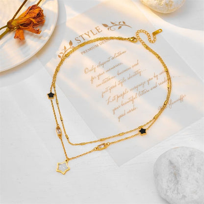 Ember Glow - 18K Gold Plated Necklace