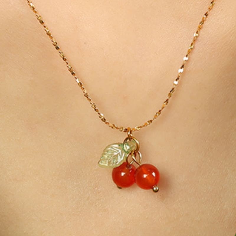 I Cherry You - 18K Gold Plated Necklace