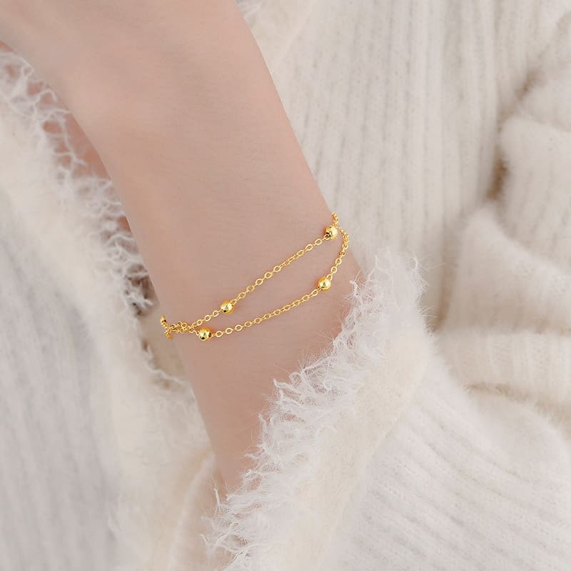 Tranquil Forest - 18K Gold Plated Bracelet