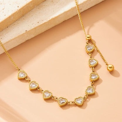 Gleaming Hopes - 18K Gold Plated Necklace