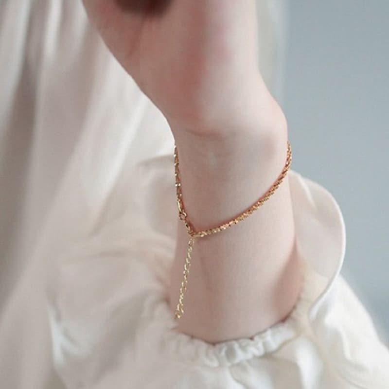 Artistic Expression - 18K Gold Plated Bracelet