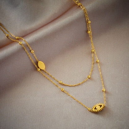 Melodious Whispers - 18K Gold Plated Necklace