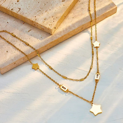 Ember Glow - 18K Gold Plated Necklace