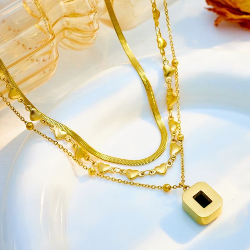 Cozy Fire - 18K Gold Plated Necklace