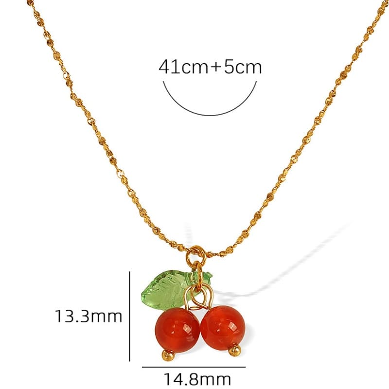 I Cherry You - 18K Gold Plated Necklace