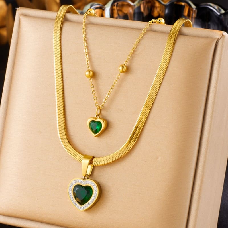 Inviting Glow - 18K Gold Plated Necklace