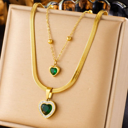 Inviting Glow - 18K Gold Plated Necklace