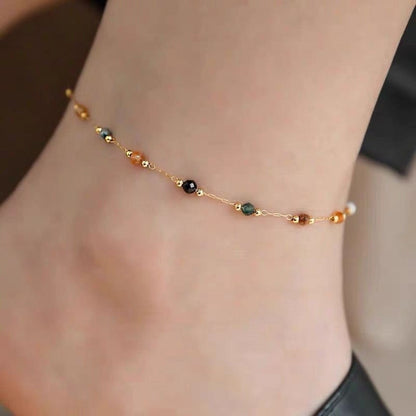 Moonlit Path - 18K Gold Plated Anklet