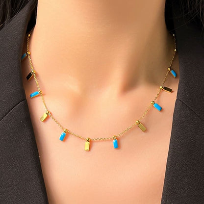 Refreshing Breeze - 18K Gold Plated Necklace