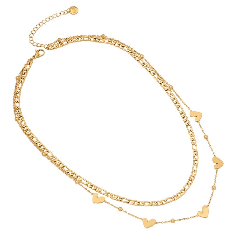 Caring Heart - 18K Gold Plated Necklace