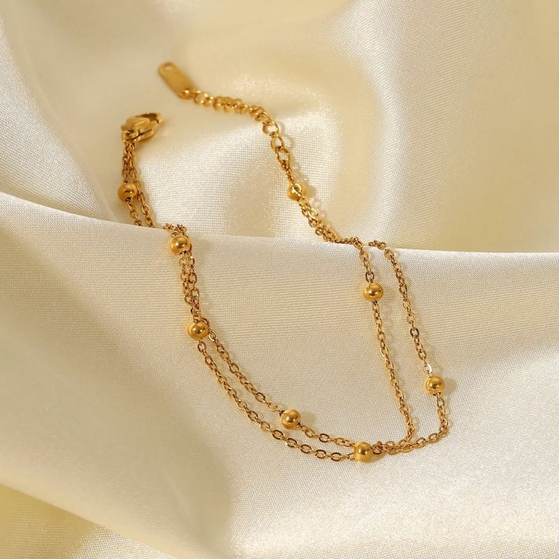 Dreamy Landscape - 18K Gold Plated Anklet