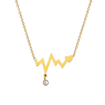 My Heart Beats For You - 18K Gold Plated Necklace