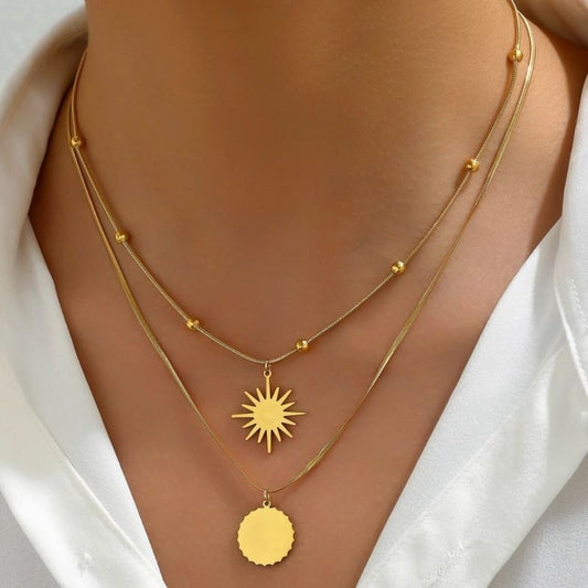 Dreamy Retreat - 18K Gold Plated Necklace