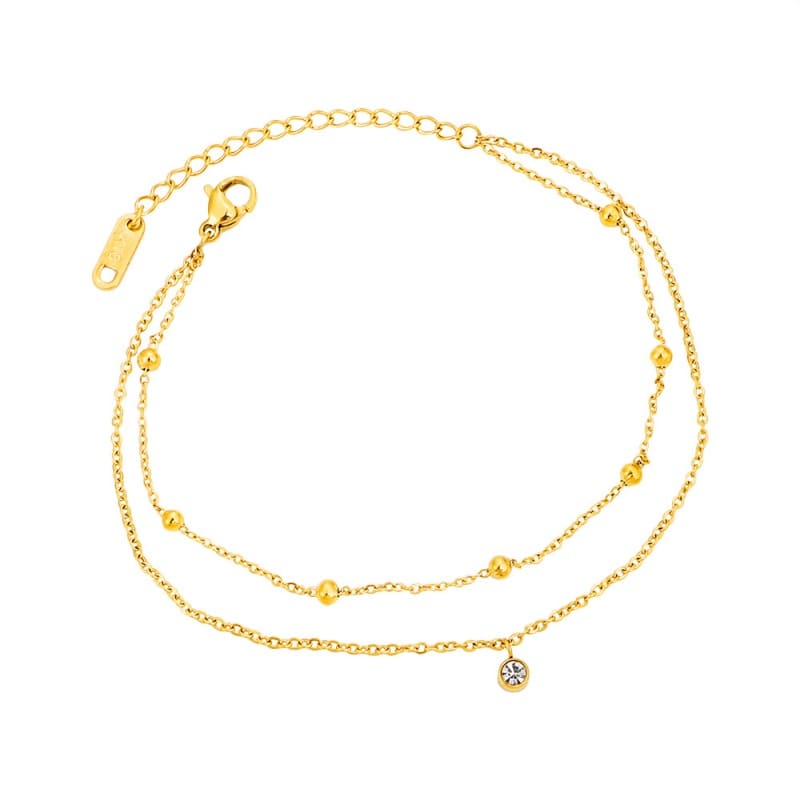 Harmonious Melody - 18K Gold Plated Anklet