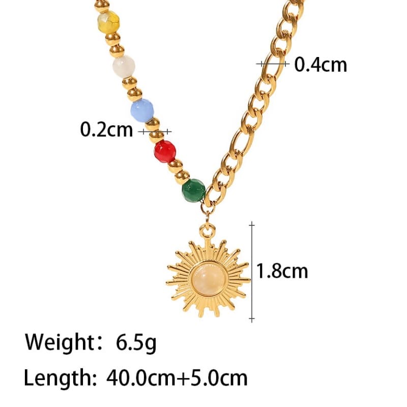 Refreshing Perspective - 18K Gold Plated Necklace