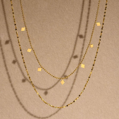 Gleaming Sun - 18K Gold Plated Necklace