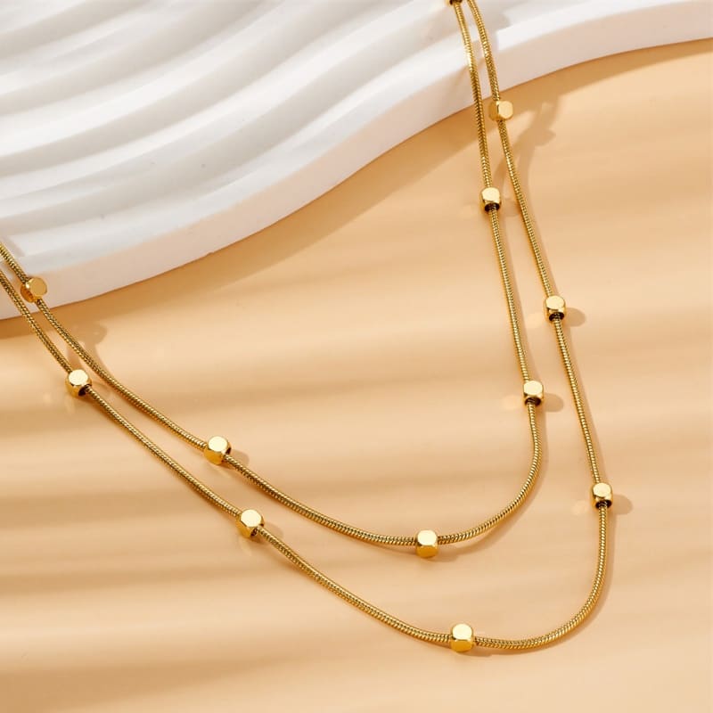 Gentle Echo - 18K Gold Plated Necklace