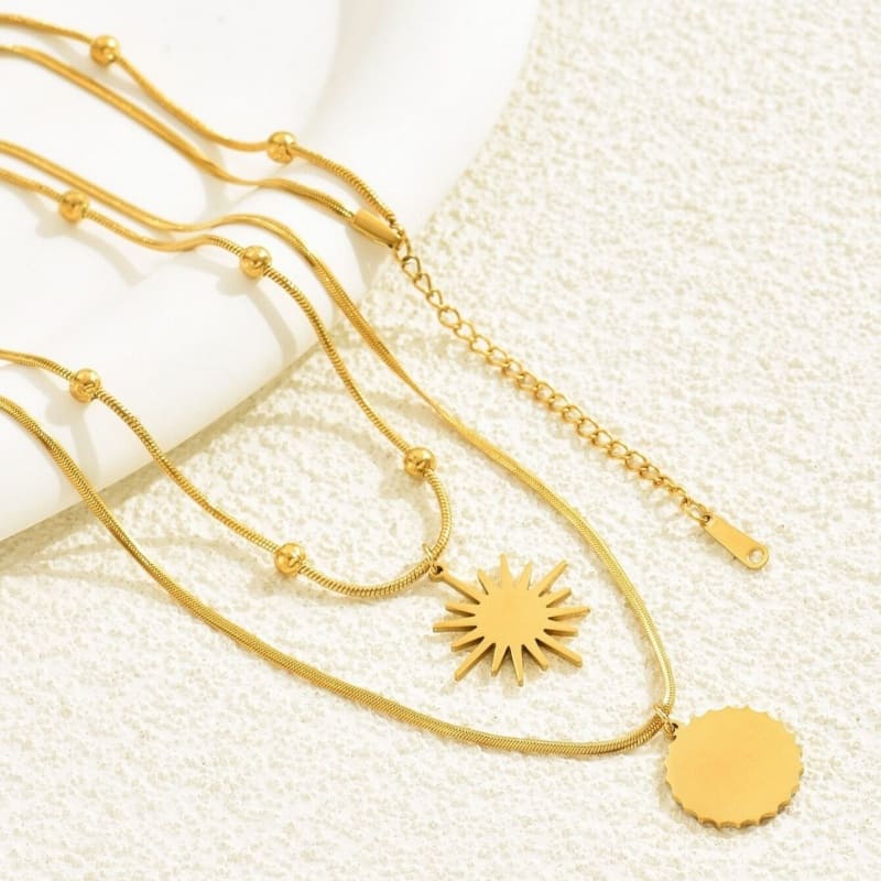 Dreamy Retreat - 18K Gold Plated Necklace